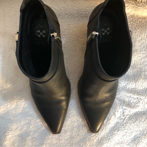 Vince Camuto Gidgey Bootie Black Fine grain leather Not in original box (8) - Picture 4 of 7